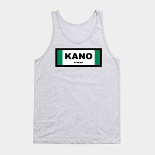 Kano City in Nigerian Flag Tank Top